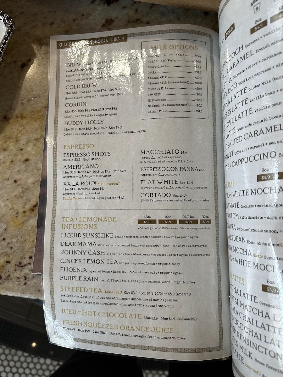 FeelLove Coffee Menu - Image 3